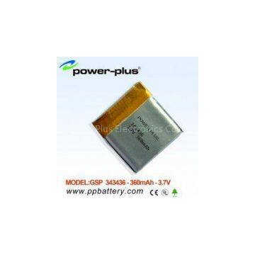343436 Li-polymer Battery for GPS Application 3.7V photo-1