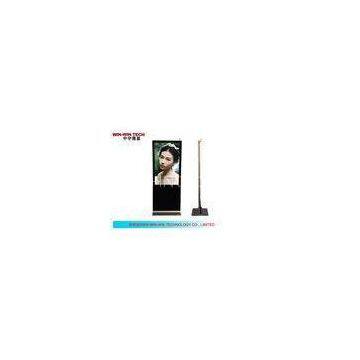 Ultrathin LCD Floor Standing Digital Signage , Ipad WIFI Signage Display