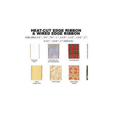 Heat-cut Edge Sheer Ribbons