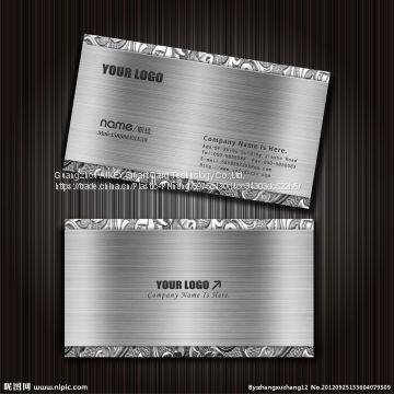 New York PVC Business Card Senior/ Metal Texture Drawing Business Card Printing Laser Pearl Business Card Aikeyi Technol photo-2