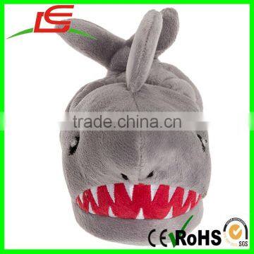 Wholesale Novelty Boys Light-Up Eyes Shark Plush Slipper photo-6