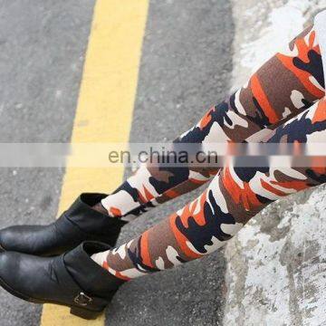 Fashion New Ladies Colorful Army Camouflage Print Sexy Stretch Pants Legging