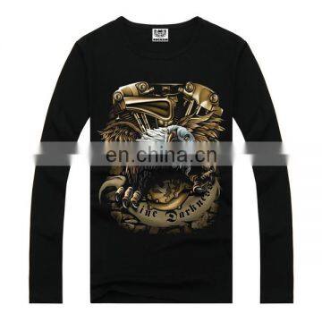 Rock eagle t shirts,men long sleeve t-shirts