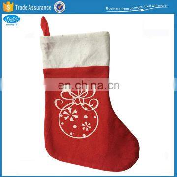Santa Gift Candy Printing Non Woven Christmas Stocking