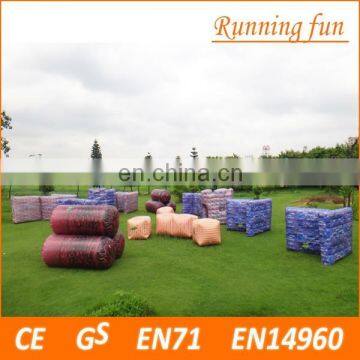 44pcs Durable PVC Tarpaulin Inflatable Paintball Bunker Set For Outdoor Sports