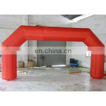 2015 red inflatable arch door for event .
