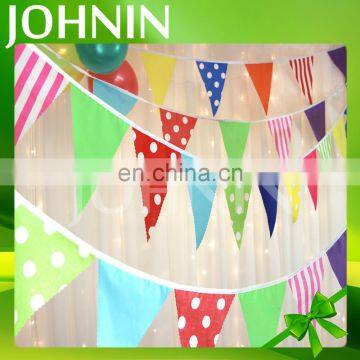 Promotional sport decoration PVC(PE) fabric customized pennant banner