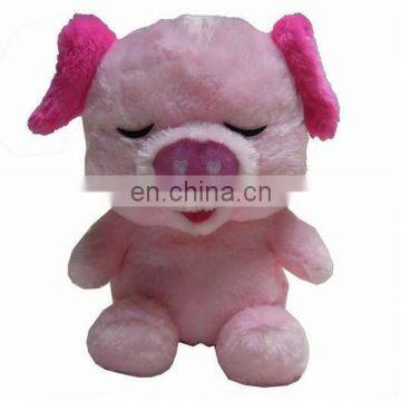 plush pig toy pink pig plush toy manufacturer V0100