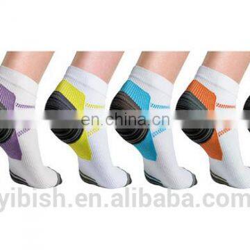 Unisex Ankle-Length Compression Socks#YLW-07