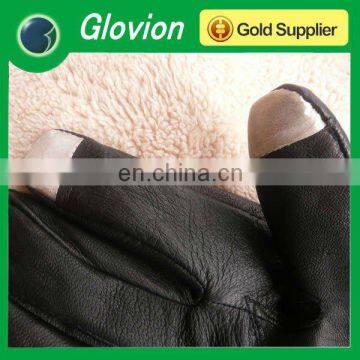 Hot Sale warm leather touch screen gloves