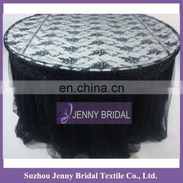 TCAP03 wholesale black lace table overlays