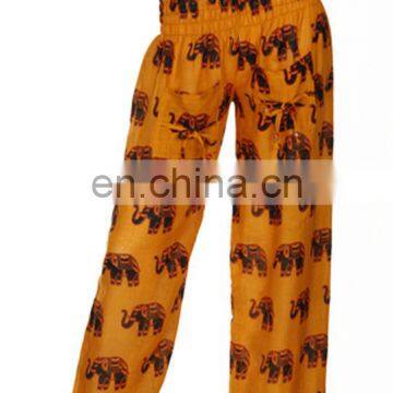 Harem Pant Cotton Elephant Print Women Trouser Yoga Pajama Boho Indian Pants Unisex yoga pant Trousers Men/Women wholesale lot