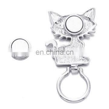 Wholesale Animal Eyeglass Holders Black Enamel Animal Eyeglass Holders photo-2