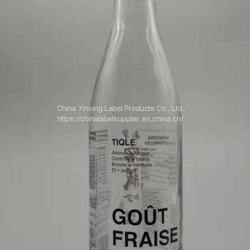 Juice Bottle Sticker Label