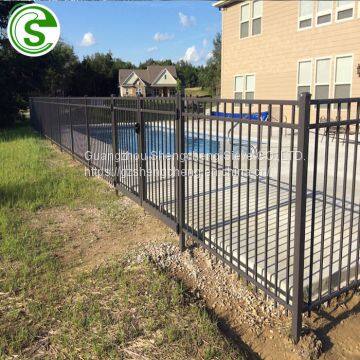 Strong defensive cheap wrought iron fence