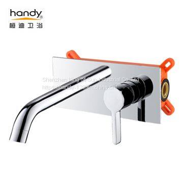 Concealed Bathroom Brass Basin Mixer