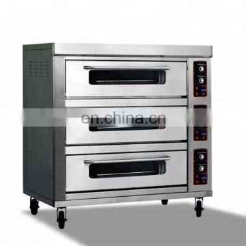 Bread Oven/Bakery Used Gas/Electric Deck Oven/3 Deck Bakery Oven