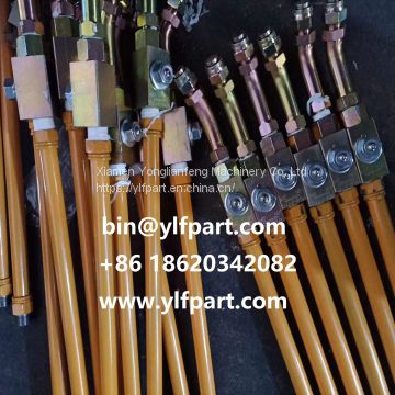 Doosan excavator hammer breaker lines auxiliary circuit piping kits DH35 DH210 DH258 hydraulic breaker shear quick coupler