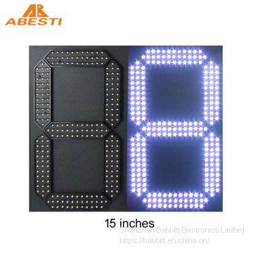 18 Inch 7 Segment Outdoor Led Display White Red Green Yellow photo-2