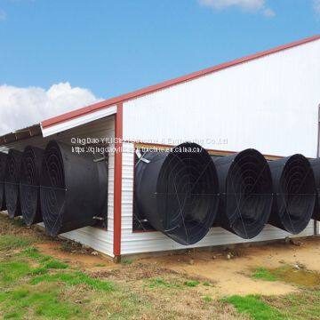 Complete Controlled Poultry Shed Farm Building Prefabricated Housing Steel Structure Chicken House for Sale