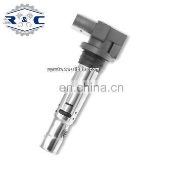 R&C Factory High Quality Car Spark Coils Koil Pengapian mobil 036905715F  For  VW Golf Jetta Bora Beetle Auto Ignition Coil