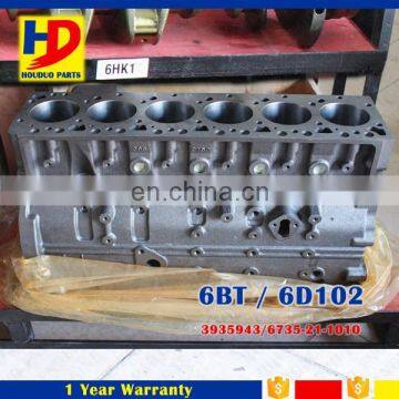 Heavy Diesel Engine Parts 4D102 6D102 Aluminum Cylinder Block