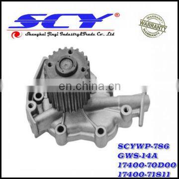 Auto Water Pump For SUZUKI GMB:GWS-14A NPW:S-31 DOLZ:D-216 17400-70D00 17400-71811