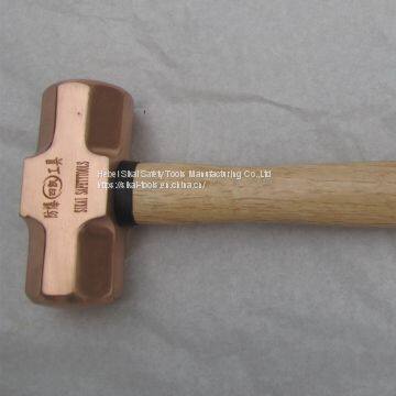 Non Sparking Tools Sledge Copper Hammer Wood Handel photo-2