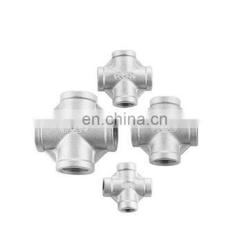 NPT ZG 1/8 1/4 3/8 1/2 3/4 1' 2' 3' 4'  Malleable Iron Pipe Fittings four way pipe fitting