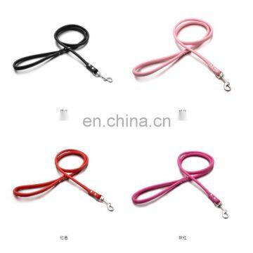 Round Rope Pet PU Collar Comfortable Leash Buckle Training Dog Rope Pet Neck Chain Pet Supplies photo-2