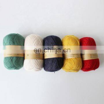 High Quality Polyester and Acrylic 48NM/2 Covering Yarn Blended Yarn Core Spun Yarn photo-3