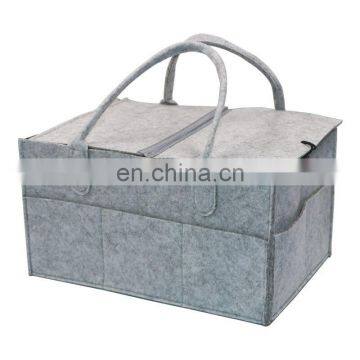 Factory Direct Sale Baby Diaper Caddy Organizer Felt Bag photo-4