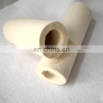 food industry use 100% merino wool felt tube transfer roll felt tube