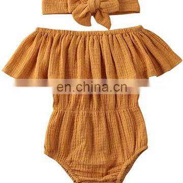 Girl Organic Cotton Playsuit Summer Baby Jumpsuit Romper photo-4