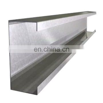 price for 100x48 gi c channel steel bar roof truss for roofing