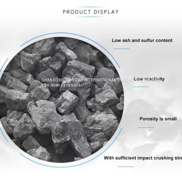 High quality low ash foundry coke for India market