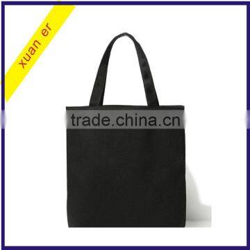 China wholesale men and women's casual fashion canvas shopping handbag