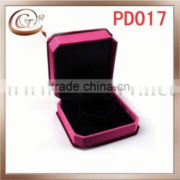 high quality fashion design rose pink custom jewelry box