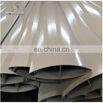 China Manufacturer Aluminium Profile / OEM Aluminium Sun Shade Louvers / Aluminium C-rail Profile photo-4