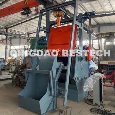 Automatic loading and unloading   shot blasting machine