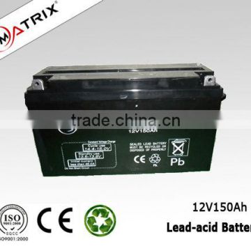 12v ups rechargeable battery 150AH