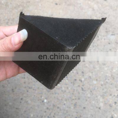 Wheel Chock Blocks  Small model - car Black Rubber 125*75*6cm