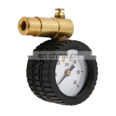 Mini Portable Dial Tire Bike Pressure Gauge