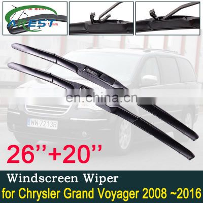 for Chrysler Grand Voyager 2008~2016 2009 2010 2011 2012 2013 2014 2015 Front Windshield Wipers Car Wiper Blade Car Accessories