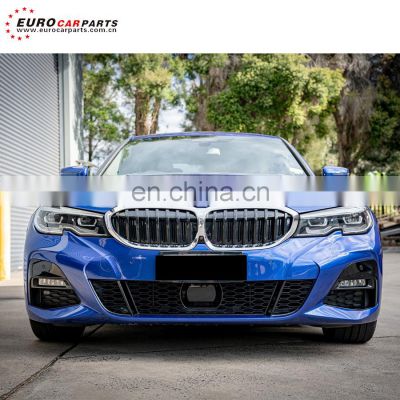 3series g20 2020-2021y mt style body kit fit for g20 body parts and facelift kit pp material side skirts front lip rear diffuser