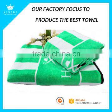 Personalized Cheap 100% Cotton Terry Organic Printing Beach Towel