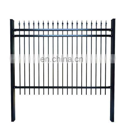 Dimension customized simple design cheap metal picket fence