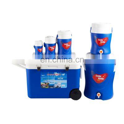 Wholesale Portable1-18L Insulated Ice Bucket Cooler Jug with 50L Cooler Box