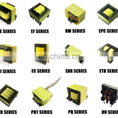 EE/ PQ/ ETD/ EFD/ RM Ferrite Core Flyback Transformer EE19 High Frequency  Power Transformer