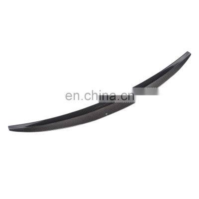 JCSPORTLINE Carbon Fiber W222 Rear Trunk Spoiler for Benz S-Class W222 Sedan 4-Door 2014 - 2017 photo-3